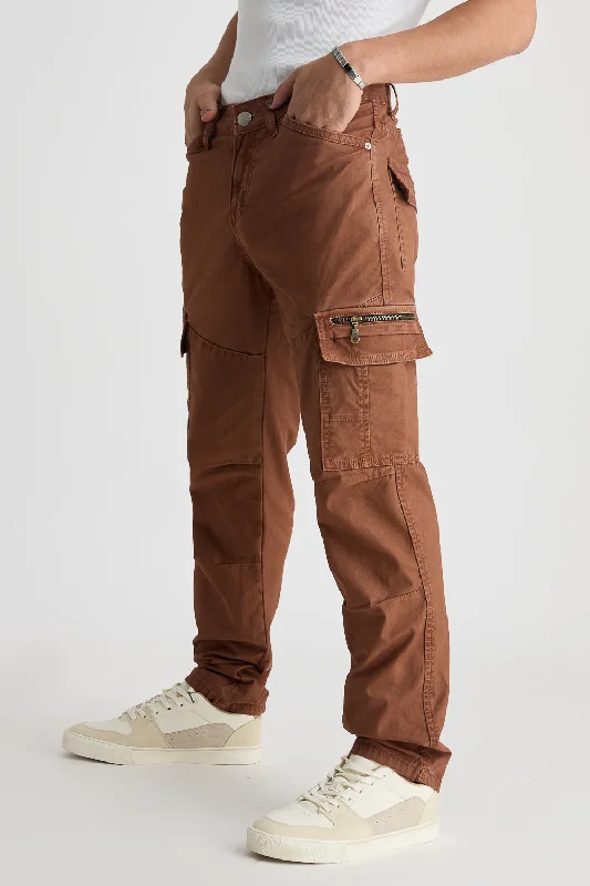 Men's Brown Safari Cargos