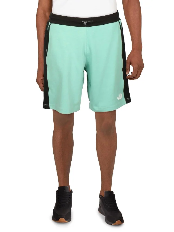 Mens Colorblock Knit Shorts