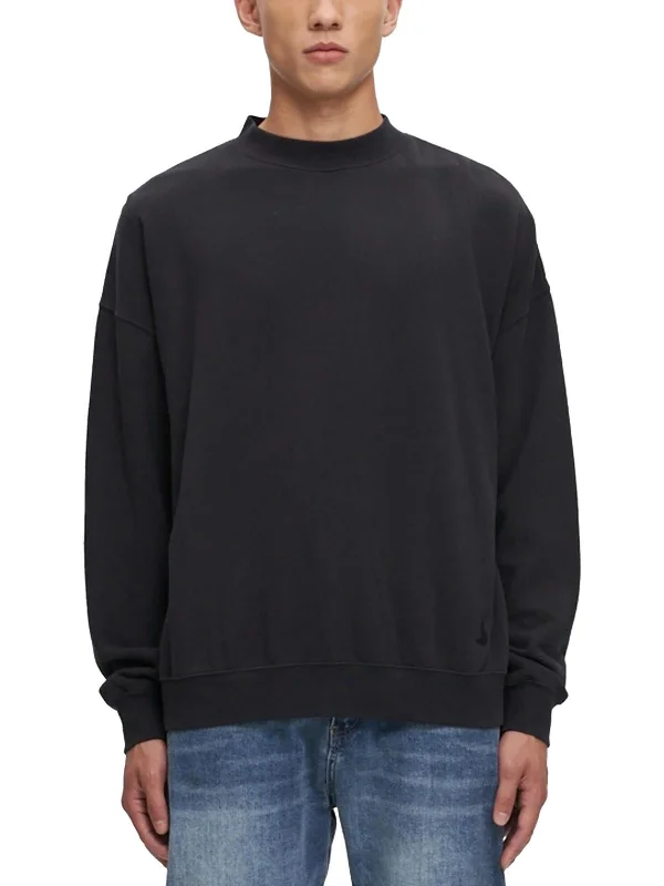 Mens Cotton Crew Neck Sweatshirt