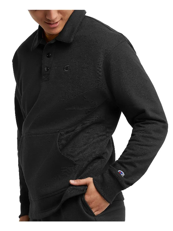 Mens Rugby Collared Sweatshirt