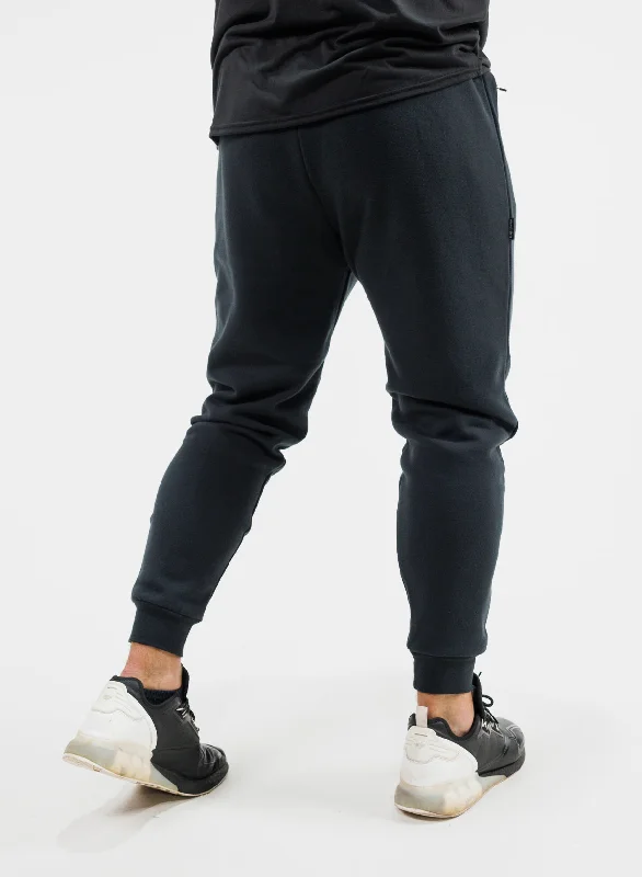 MORE THAN EVER FITTED JOGGERS - BLACK