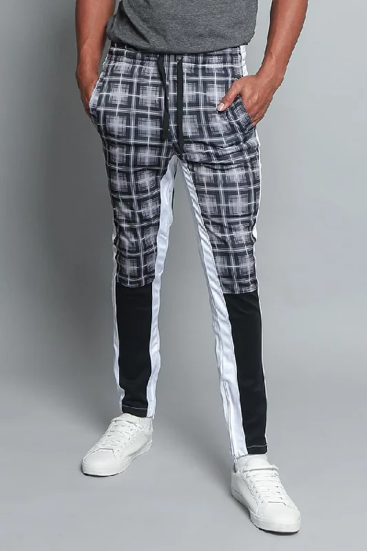 Plaid Track Pants