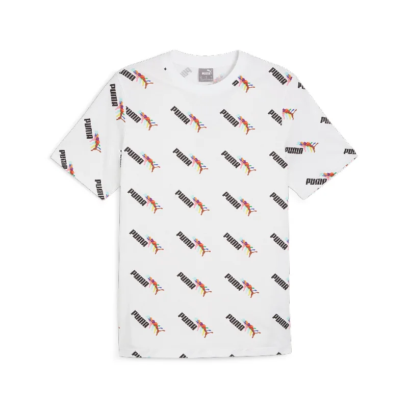 PUMA Men's ESS+ LOVE WINS AOP Tee