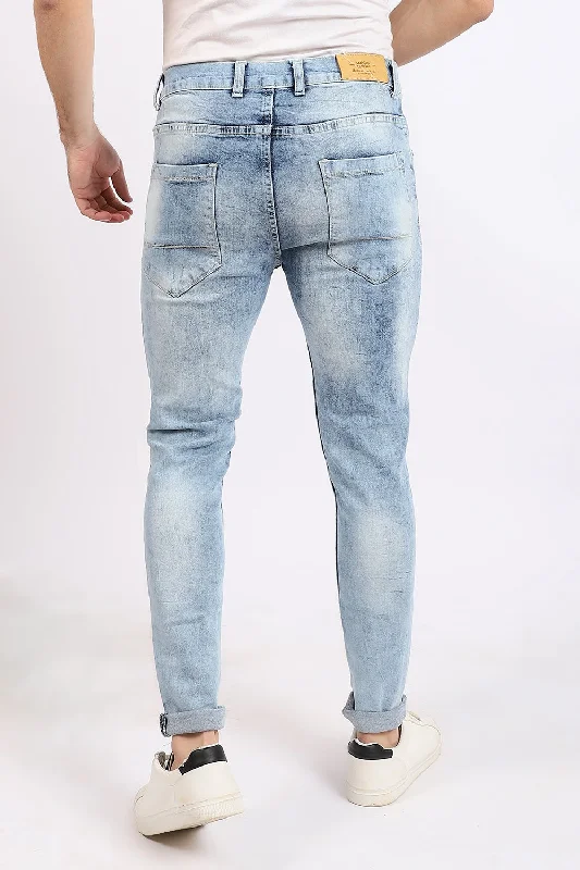 Slim Fit Solid Jeans (1190) - White Rabbit