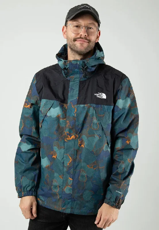 The North Face Antora NF0A7QEYO27 Jacket Men's Navy Camo Nylon Full Zip APP33