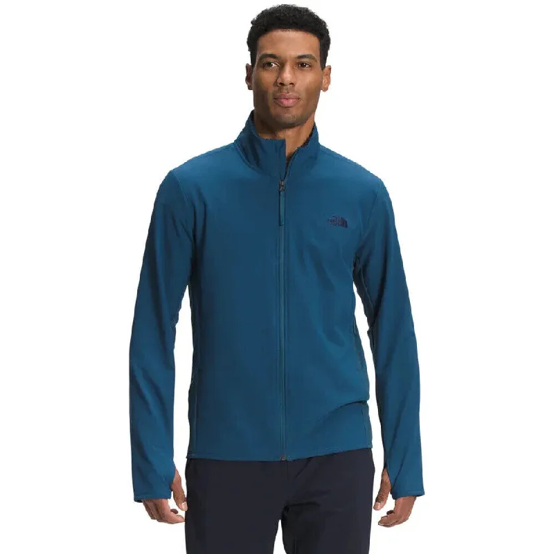 The North Face NF0A5GANBH7 Men Blue Treadway Hybrid Future Fleece Jacket NCL731