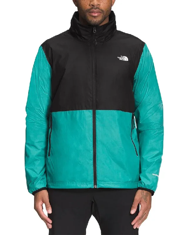 The North Face NF0A7QCX4HW Men's Black/Mint Alamosa Wind Jacket Size S ONF1152