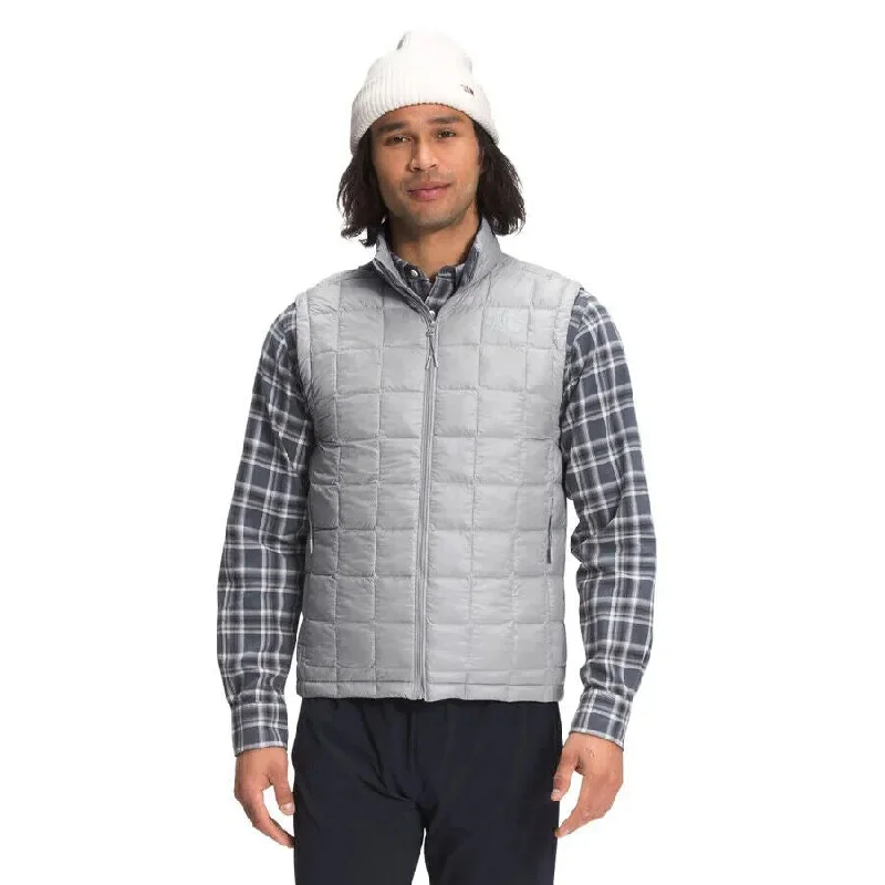 The North Face ThermoBall Eco 2.0 NF0A5GLOA91 Vest Men Meld Gray Full Zip CLO364