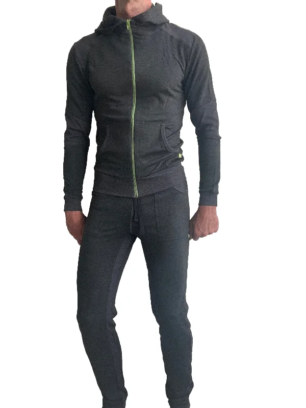 **Winter Collection** Mid-Weight LUXURY-Fleece Track & Lounge Sweat Pant (Charcoal)