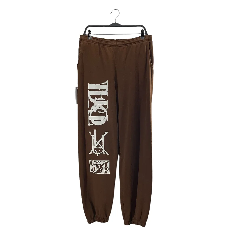 TOTAL LUXURY SPA/Pants/XL/Cotton/BRW/LOGO ON LEG/sweatpants