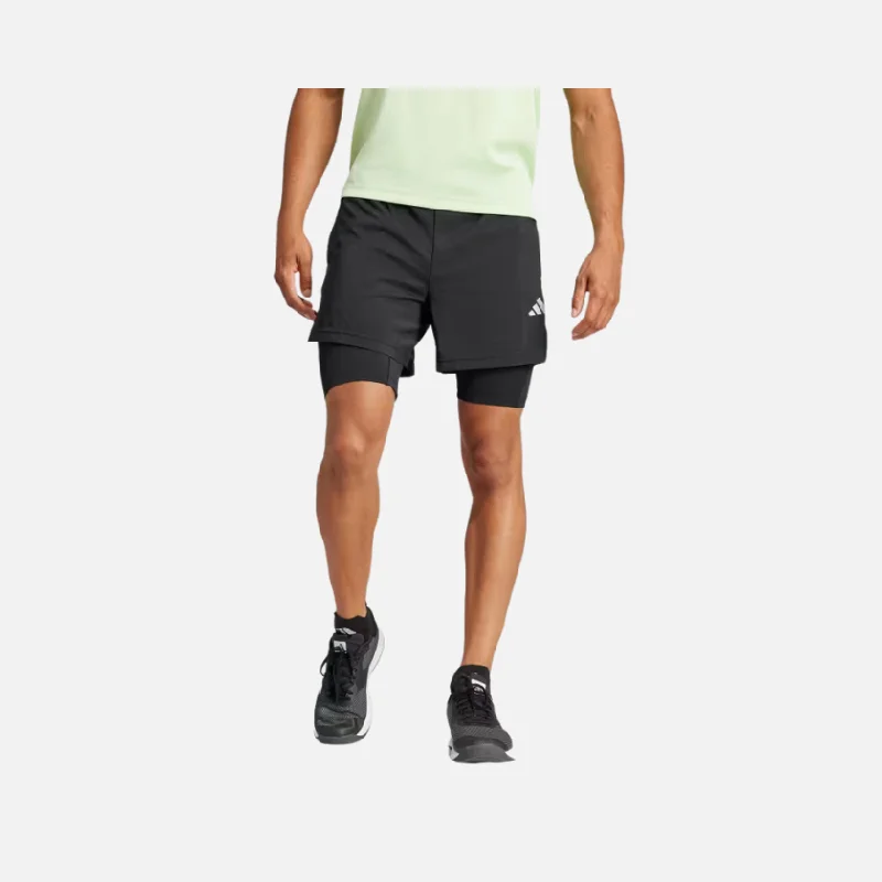 Adidas Gym+Training 2 in 1 Men's Training Shorts -Black