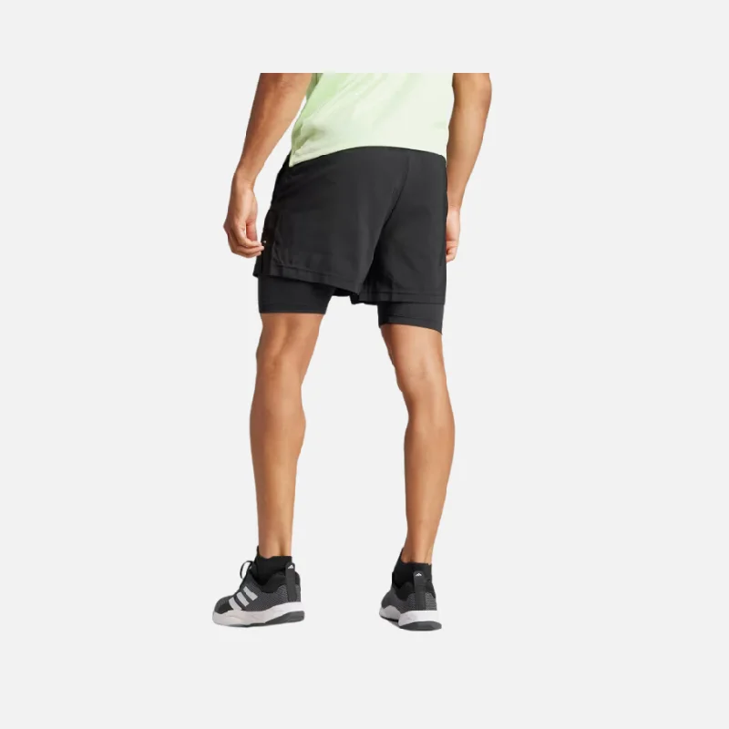 Adidas Gym+Training 2 in 1 Men's Training Shorts -Black