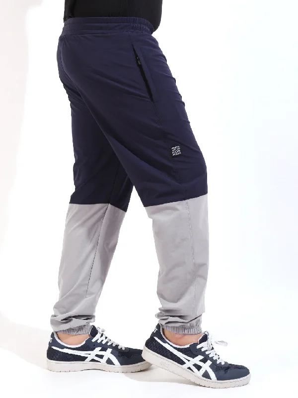 Navy Terry Lycra Trackpant