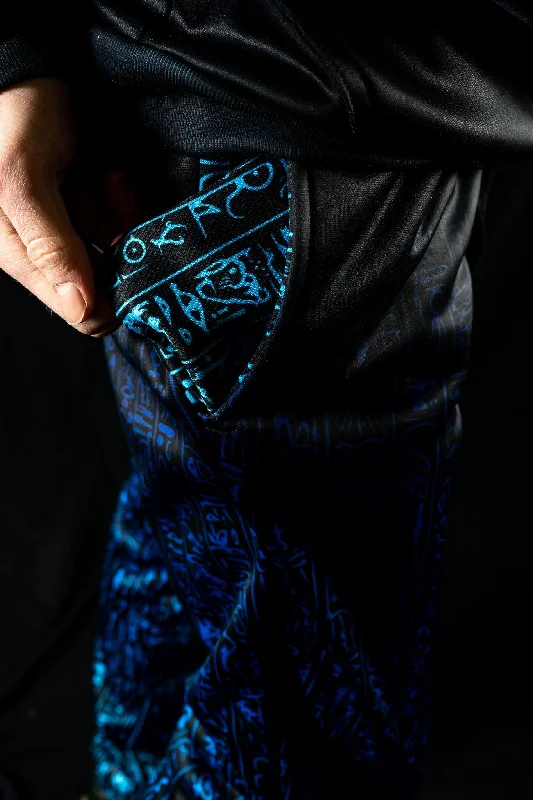 Egyptian Glyphs (Blue) Unisex Joggers