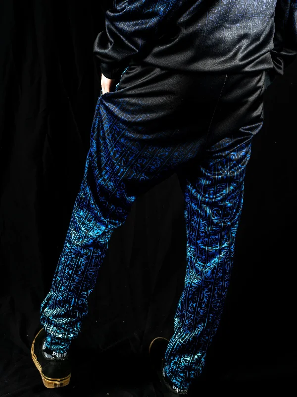 Egyptian Glyphs (Blue) Unisex Joggers