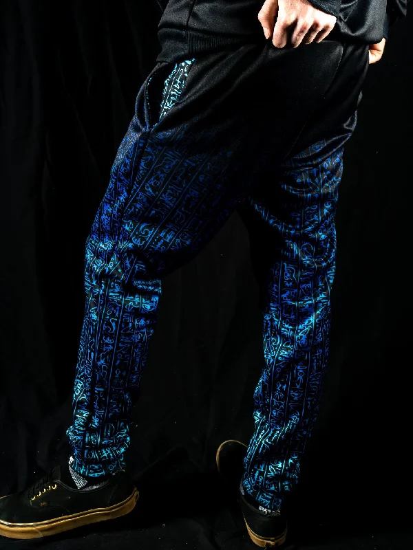 Egyptian Glyphs (Blue) Unisex Joggers