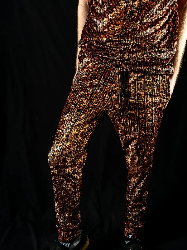 Egyptian Glyphs (Golden) Unisex Joggers