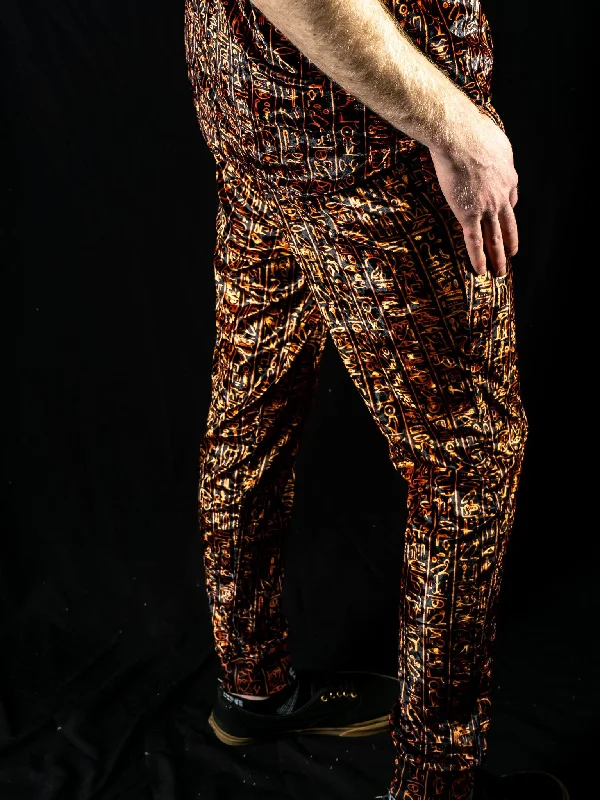 Egyptian Glyphs (Golden) Unisex Joggers