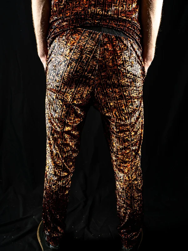 Egyptian Glyphs (Golden) Unisex Joggers