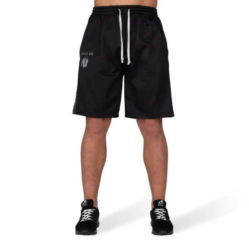 Functional Mesh Shorts- Black/White