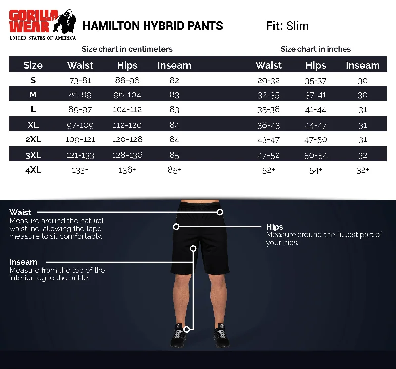 Hamilton Hybrid Pant- Black