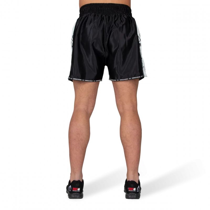 HENDERSON MUAY THAI / KICKBOXING SHORTS - BLACK/GRAY