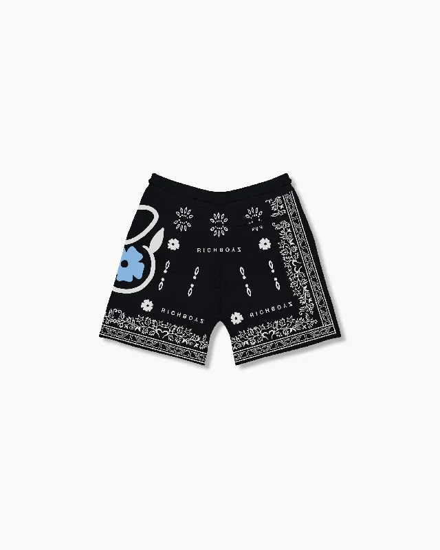 Knitted Porcelain Shorts - Graphite