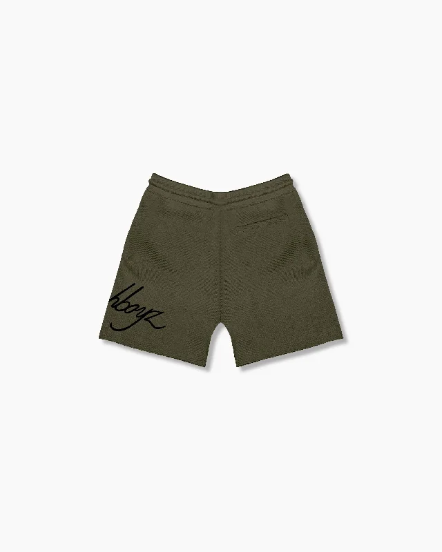 Knitted Summer Shorts - Palm