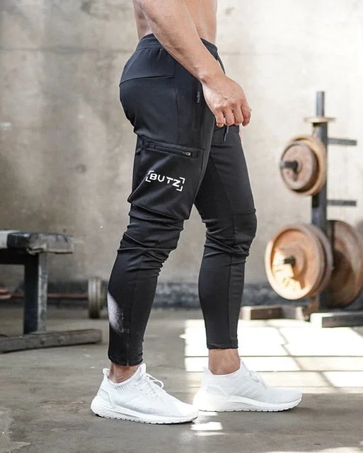 Men's jogging pocket design sweatpants New cotton camouflage men's fitness multi-pocket jogging pants fashion training suit