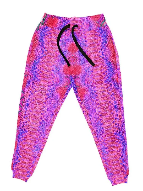 Neon Festival Snakeskin Unisex Joggers