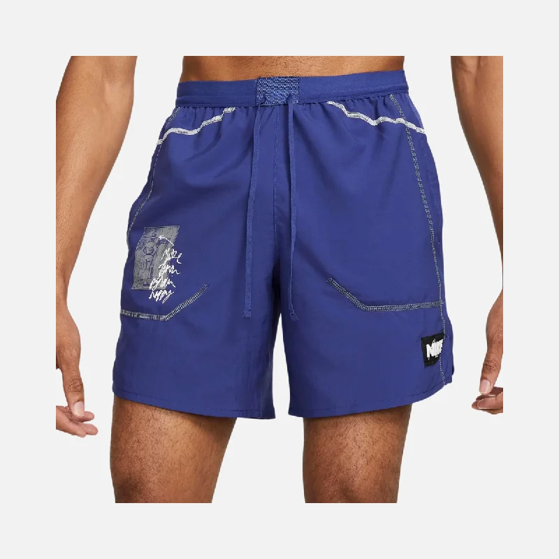 Nike Dri-FIT Stride D.Y.E. 7 Men's Running Shorts -Blue