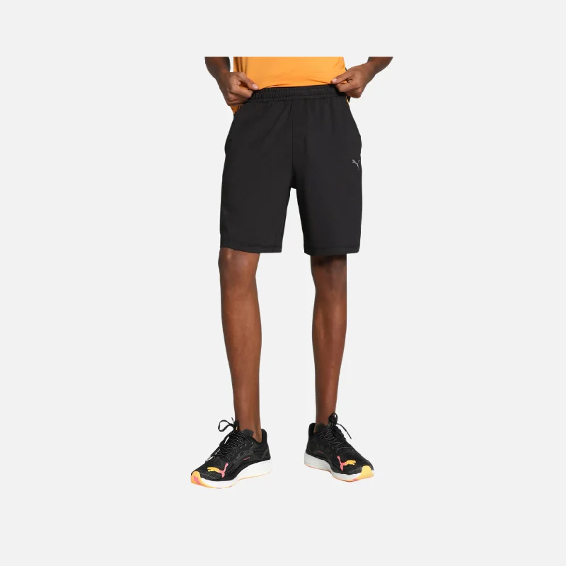 Puma x one8 Men's Knitted 8"" Training Shorts -Black-Ginger Tea