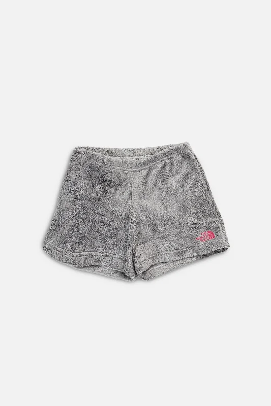 Rework North Face Fuzzy Shorts - S