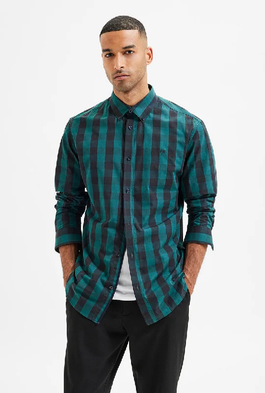 SELECTED MADRID CHECK SHIRT