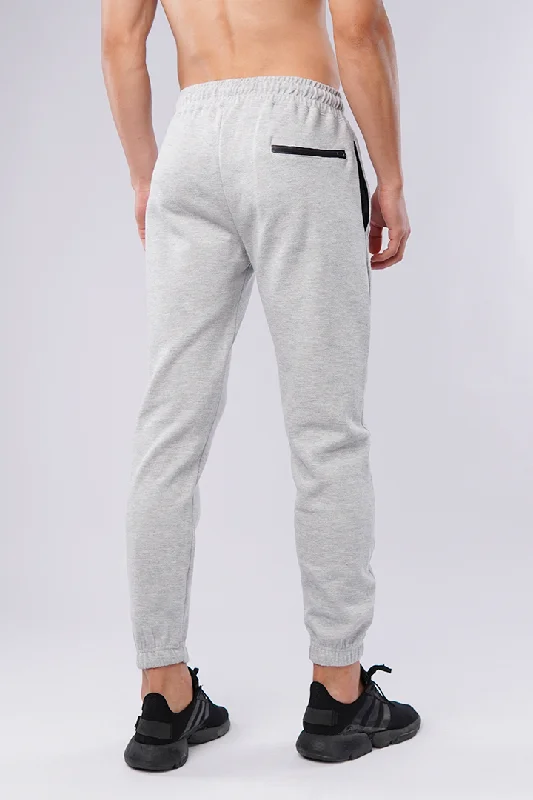 Terry Jogger Pants - Heather Grey