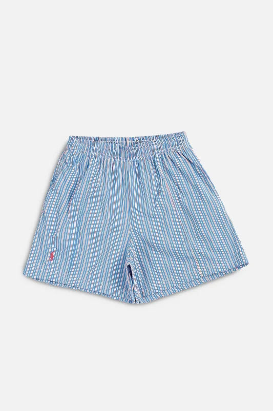 Unisex Rework Oxford Boxer Shorts - XS