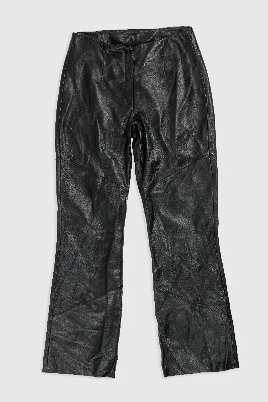 Vintage Leather Pants - Women's M