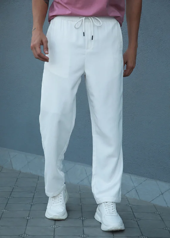 White Pin Stripe Corduroy Pant