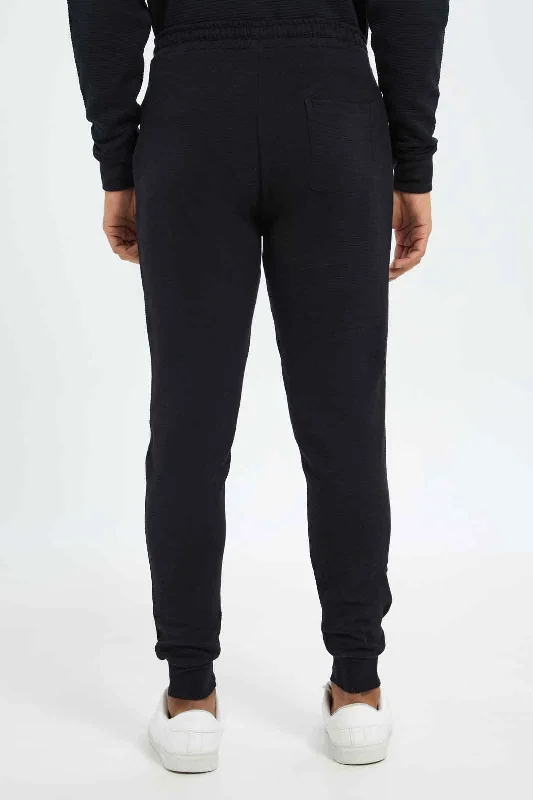 Men Black Jog Pants