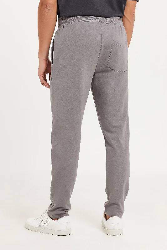 Men Charcoal Signature Sweatpants