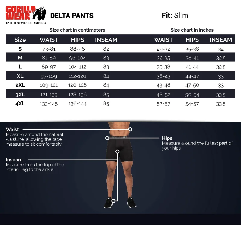 Delta Pants - Black