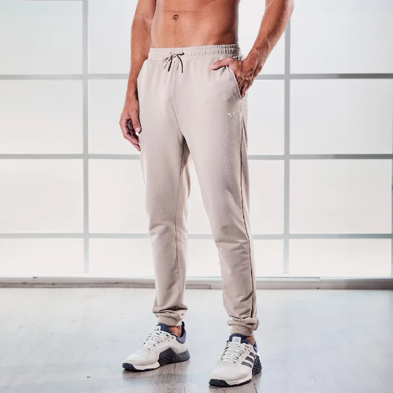 Essential Tapered Joggers - Cobblestone