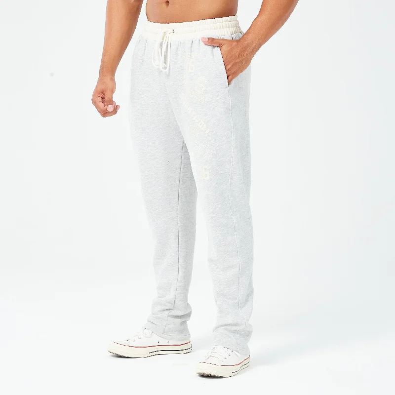 Golden Era Back-On-Track Joggers - Light Grey Marl