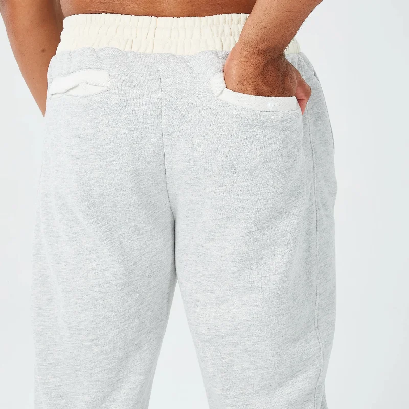 Golden Era Back-On-Track Joggers - Light Grey Marl