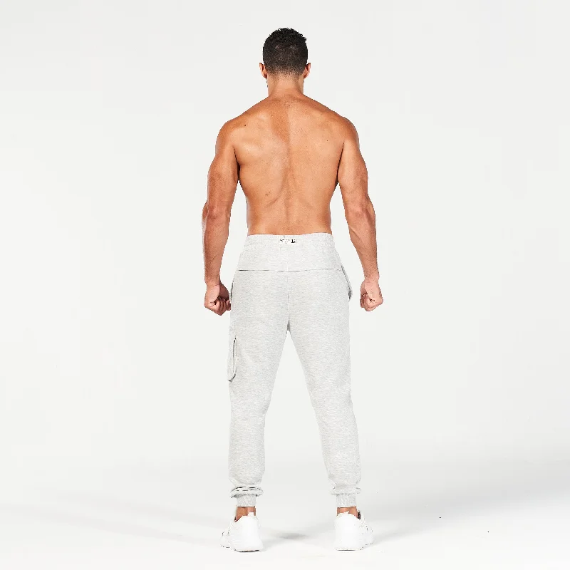 Golden Era New School Joggers - Light Grey Marl