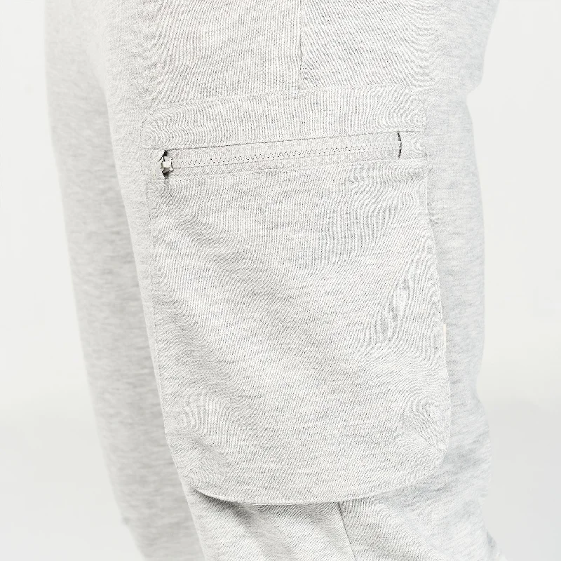 Golden Era New School Joggers - Light Grey Marl