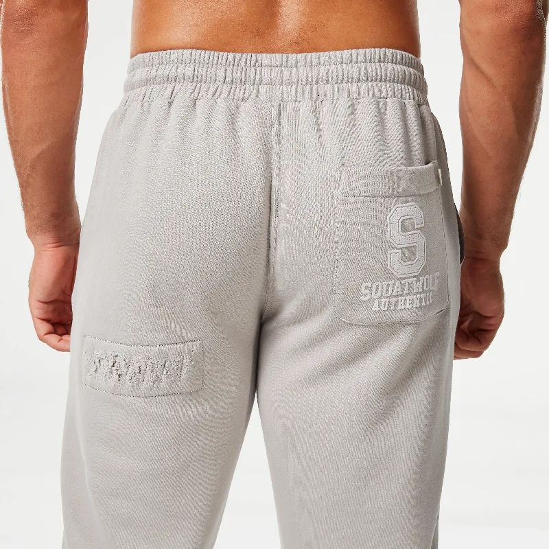 Golden Era Ripped and Repaired Joggers - Light Gray