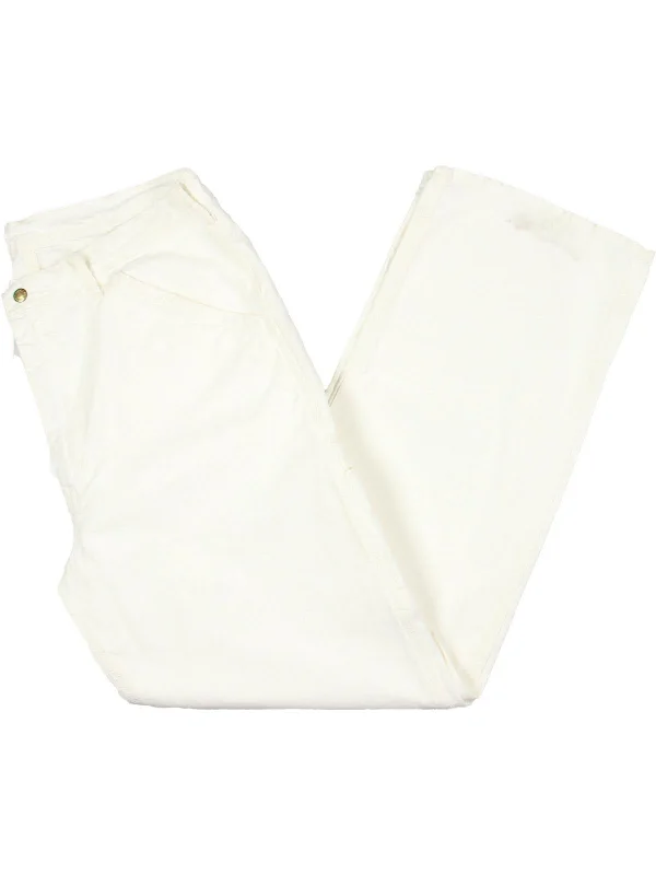 Mens Cotton Carpenter Straight Leg Pants