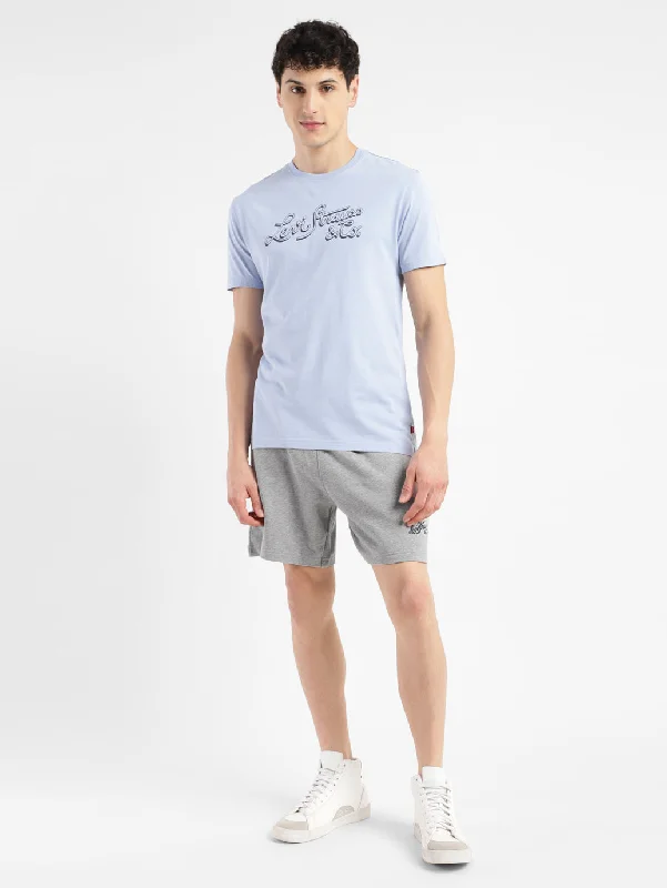 Men's Grey Regular Fit Shorts