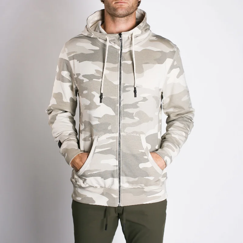 Mills Zip Up Sweatshirt Desert Camo